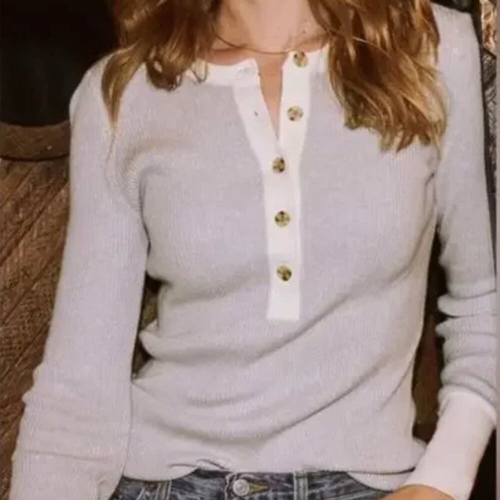 Faherty Mikki Henley Top XS